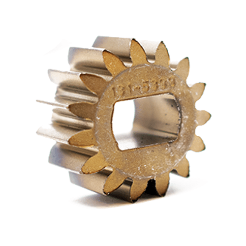 in the rear with the gear Toro 15T Pinion Gear (131-5399) – Mower Shop Products