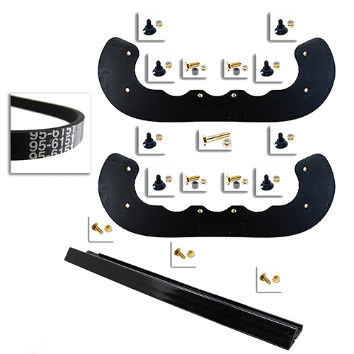 Genuine Toro CCR 2000 Snowblower Auger Paddles & Scraper Belt Kit - OEM Parts 99-9313, 55-8760, 55-9300