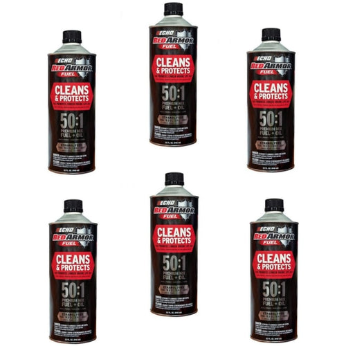 Echo Red-Armor 32 Oz. 6-Pack 50:1 Pre-Mixed Ethanol Free Fuel (7450001 x 6)