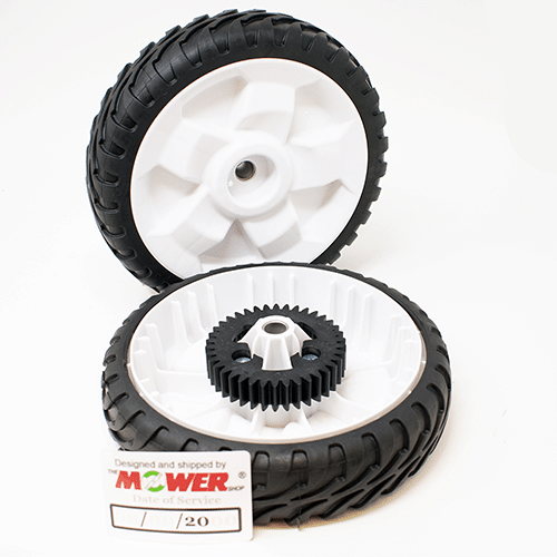 Set of 2 - Toro Rear Wheels (138-3216) - Plastic Drive Gear