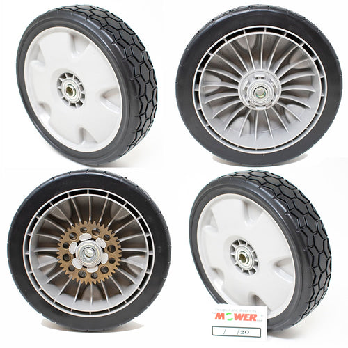 Set of 4 - Honda HRX217 Wheels (42710-VH7-010ZA & 44710-VH7-101ZA)