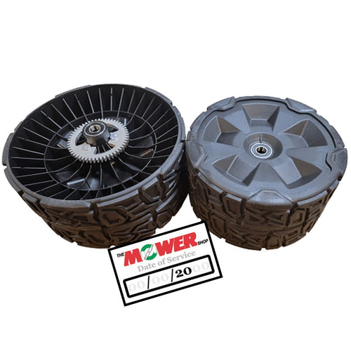 Toro Super Recycler Wheel Set (Qty. 2 of 144-6469 & Qty. 2 of 163-7210 formally 144-6474)