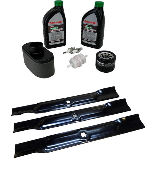 Hustler 54 IN Raptor X / XD / XL Tune-Up Kit (Kawasaki FR651 / FR691 / FR730 engine and 609269 Blades)
