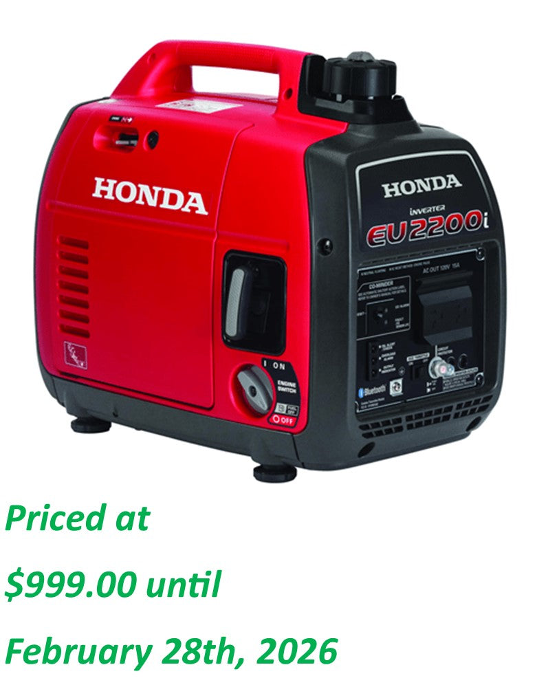 Honda EU2200i Generator with CO-MINDER (47 State) (Not for sale to the state of California, Alaska or Hawaii)