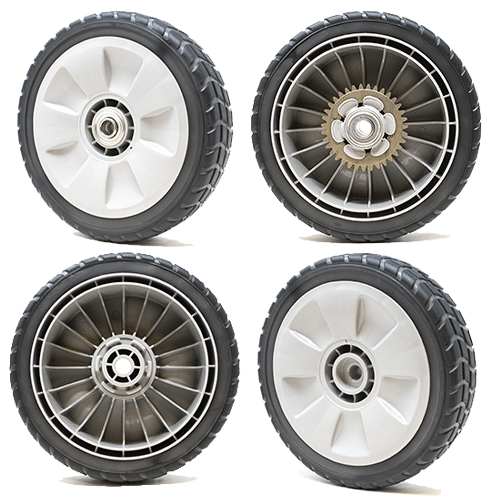 Honda HRR216 Wheel Set (Qty.2 of 42710-VE2-M02ZE & Qty. 2 of 44710-VL0-L02ZB)