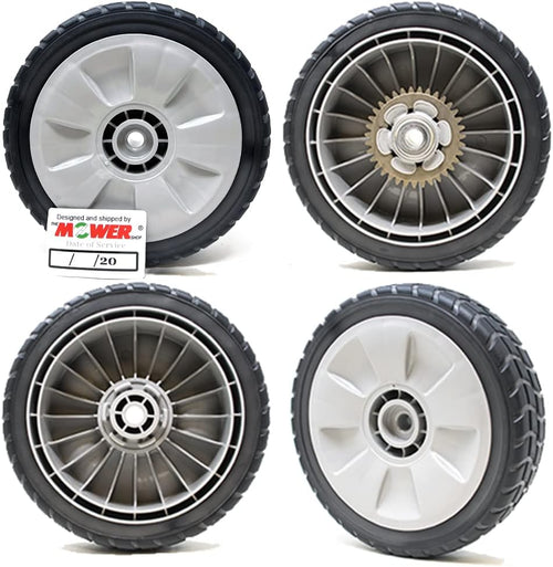Honda HRR216 Wheel Set (Qty.2 of 42710-VE2-M02ZE & Qty. 2 of 44710-VL0-L02ZB)